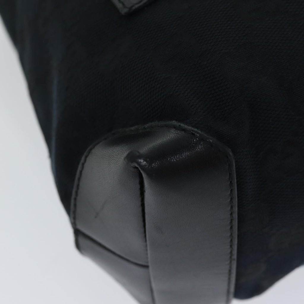 GUCCI GG Canvas Tote Bag Black 019 0402 ac3090