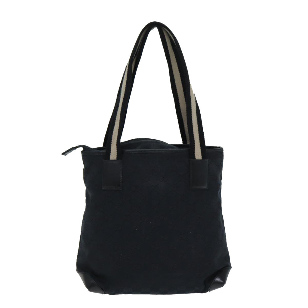 GUCCI GG Canvas Tote Bag Black 019 0402 ac3090