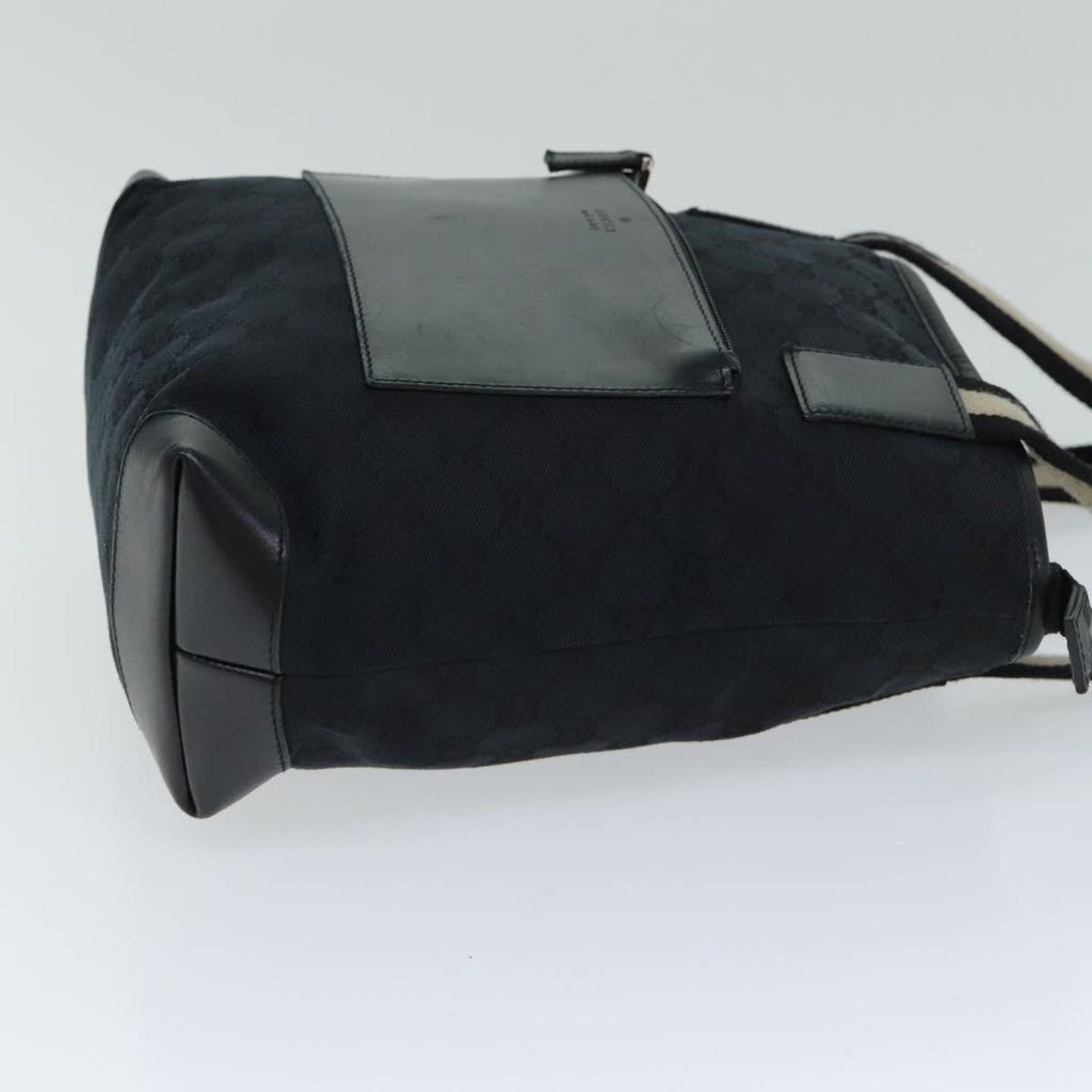 GUCCI GG Canvas Tote Bag Black 019 0402 ac3090