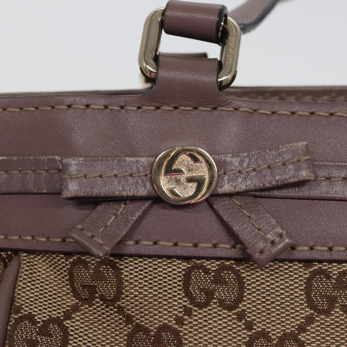 GUCCI GG Canvas Tote Bag Beige 257061 ac3097