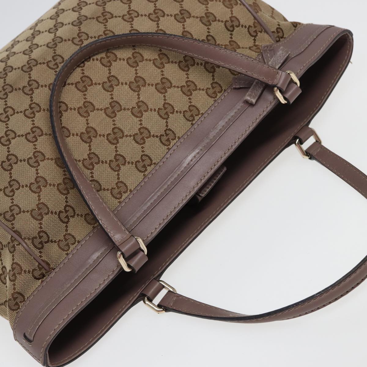 GUCCI GG Canvas Tote Bag Beige 257061 ac3097