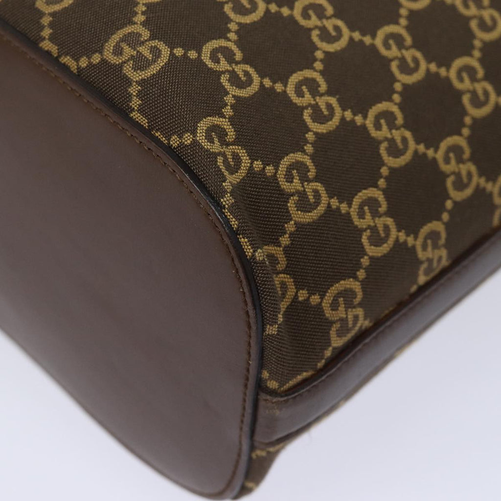 GUCCI GG Canvas Shoulder Bag Brown 001 4286 ac3098