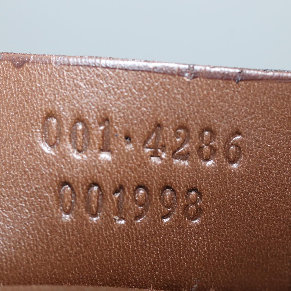GUCCI GG Canvas Shoulder Bag Brown 001 4286 ac3098