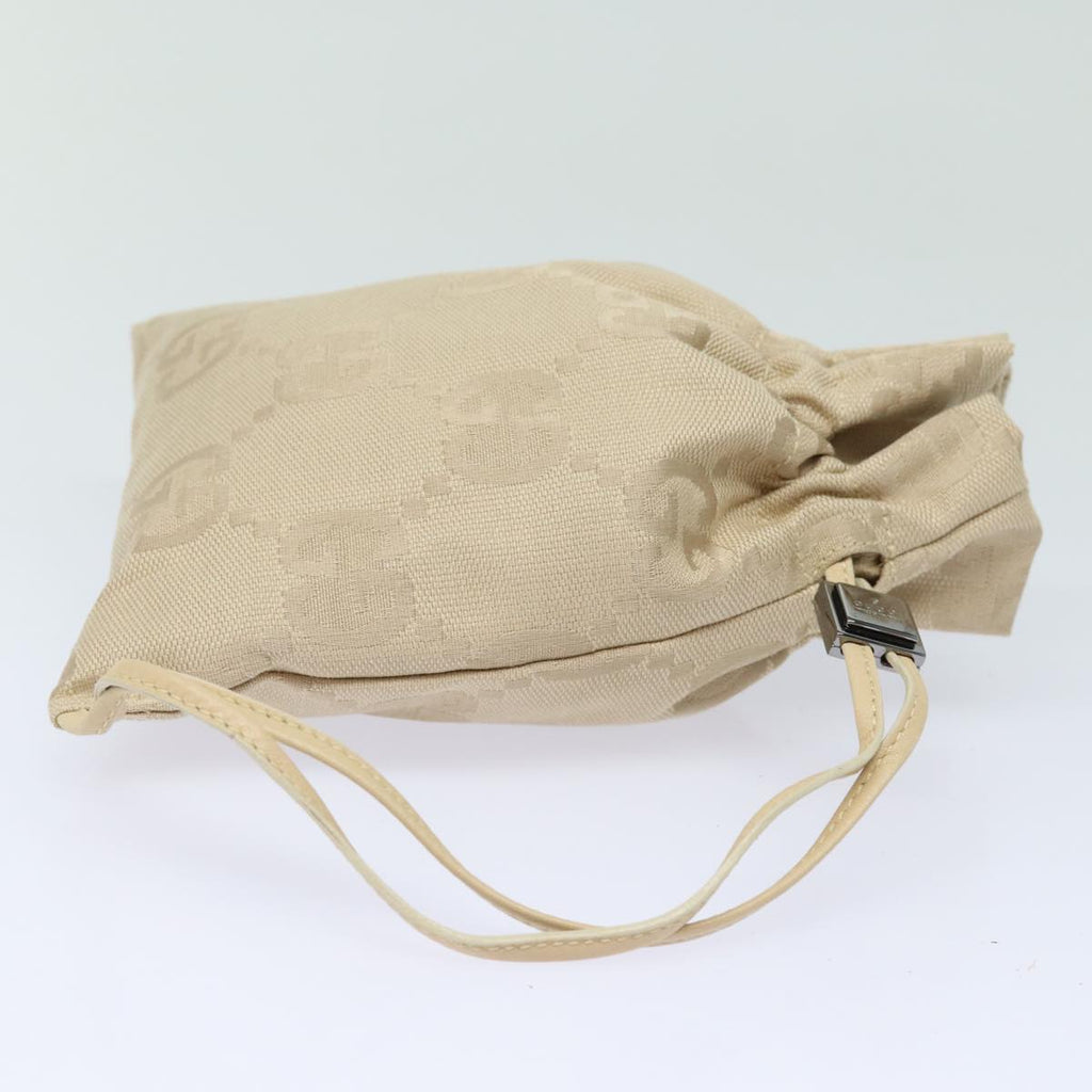 GUCCI GG Canvas Pouch Beige 039 1047 ac3102