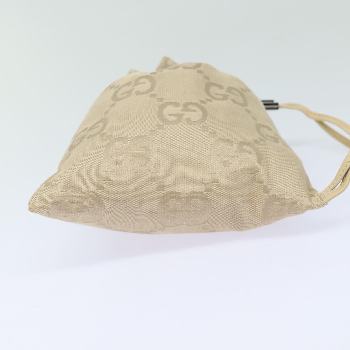 GUCCI GG Canvas Pouch Beige 039 1047 ac3102