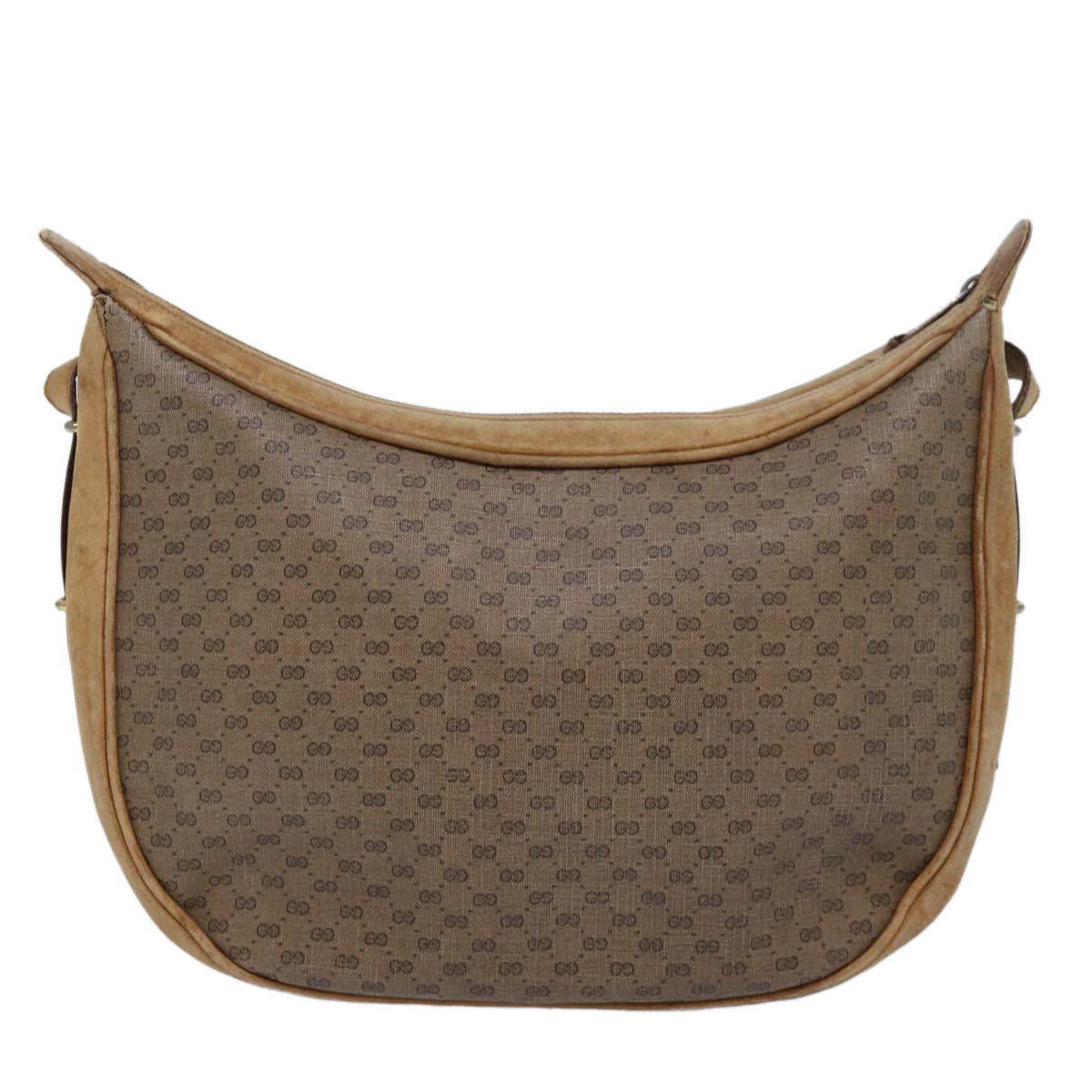 GUCCI Micro GG Supreme Shoulder Bag PVC Leather Beige 46 001 4856 ac3114