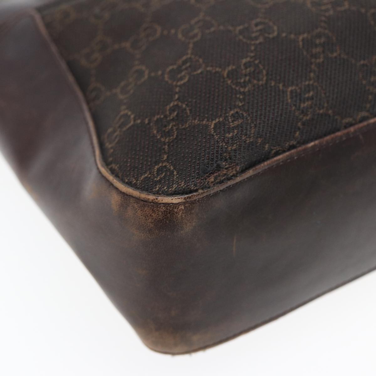 GUCCI GG Canvas Tote Bag Brown 73983 ac3115