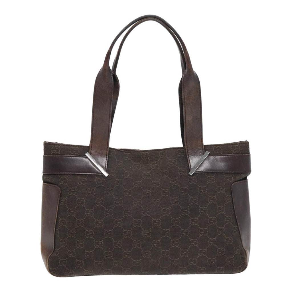 GUCCI GG Canvas Tote Bag Brown 73983 ac3115