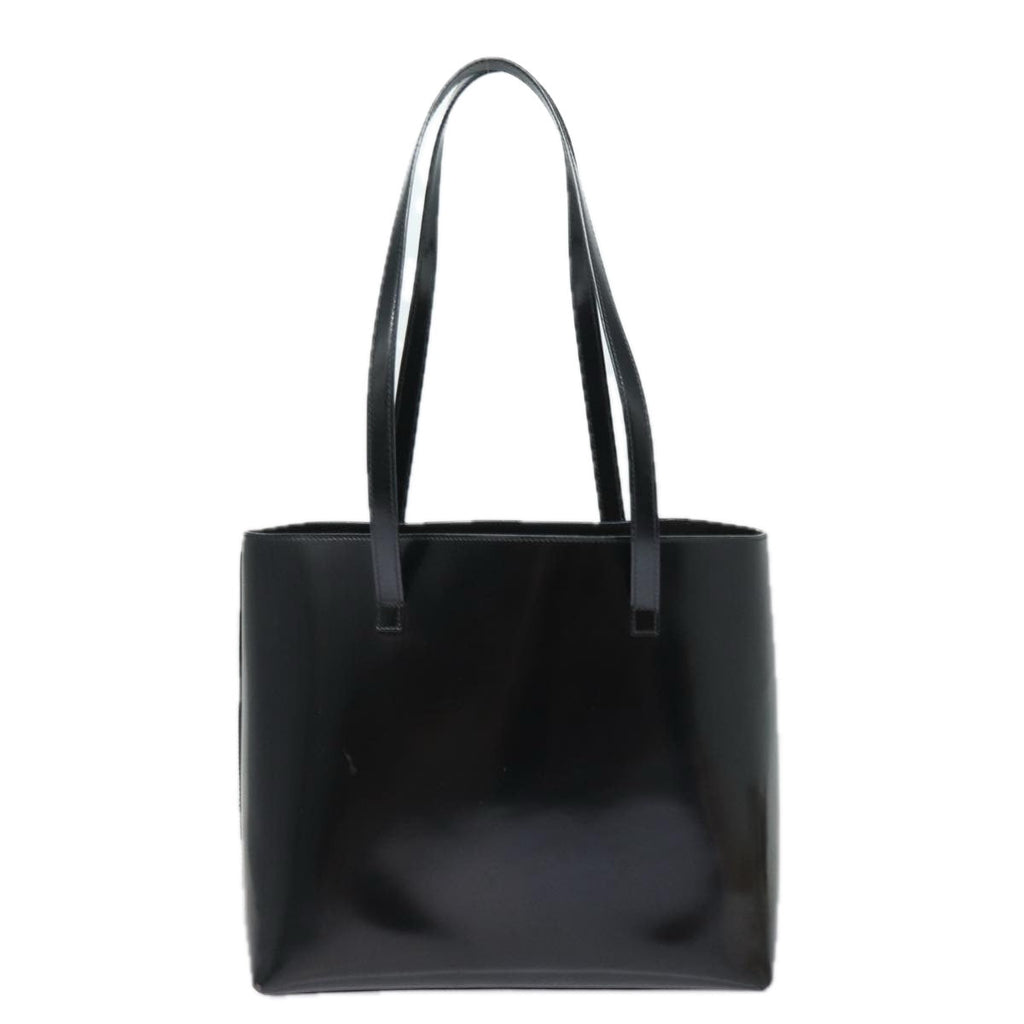 GUCCI Tote Bag Patent Leather Outlet Black ac3126