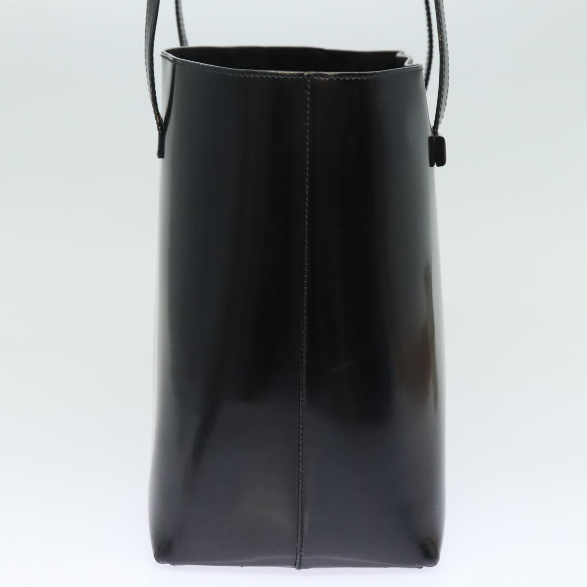 GUCCI Tote Bag Patent Leather Outlet Black ac3126