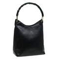 GUCCI Bamboo Shoulder Bag Leather Black 001 3006 1705 ac3131