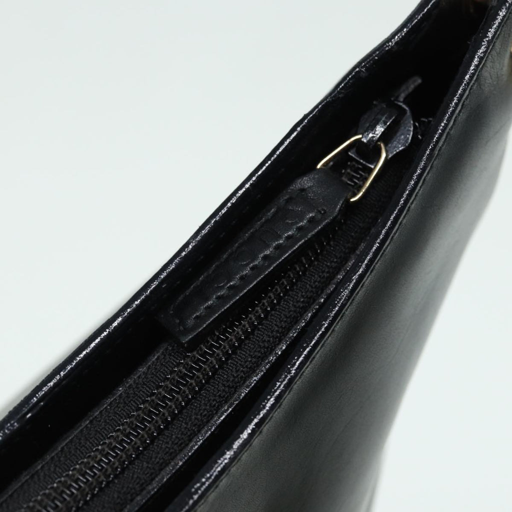 GUCCI Bamboo Shoulder Bag Leather Black 001 3006 1705 ac3131