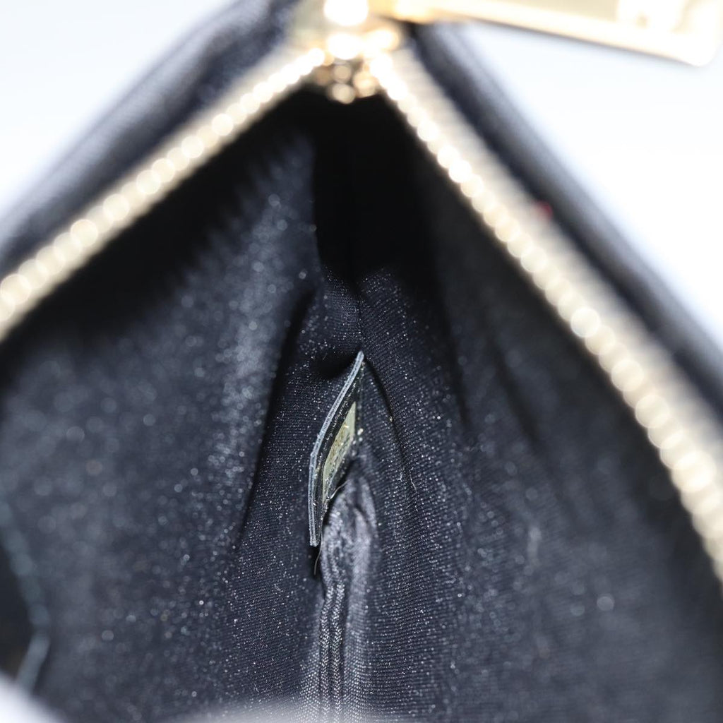 CHANEL New Travel Line Pouch Nylon Black CC ac3133