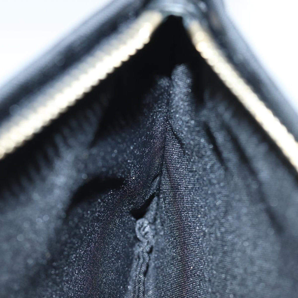 CHANEL New Travel Line Pouch Nylon Black CC ac3133