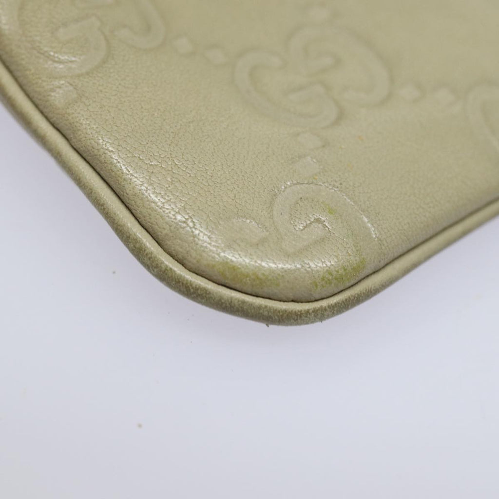 GUCCI GG Canvas Guccissima Coin Purse Beige 233183 ac3151