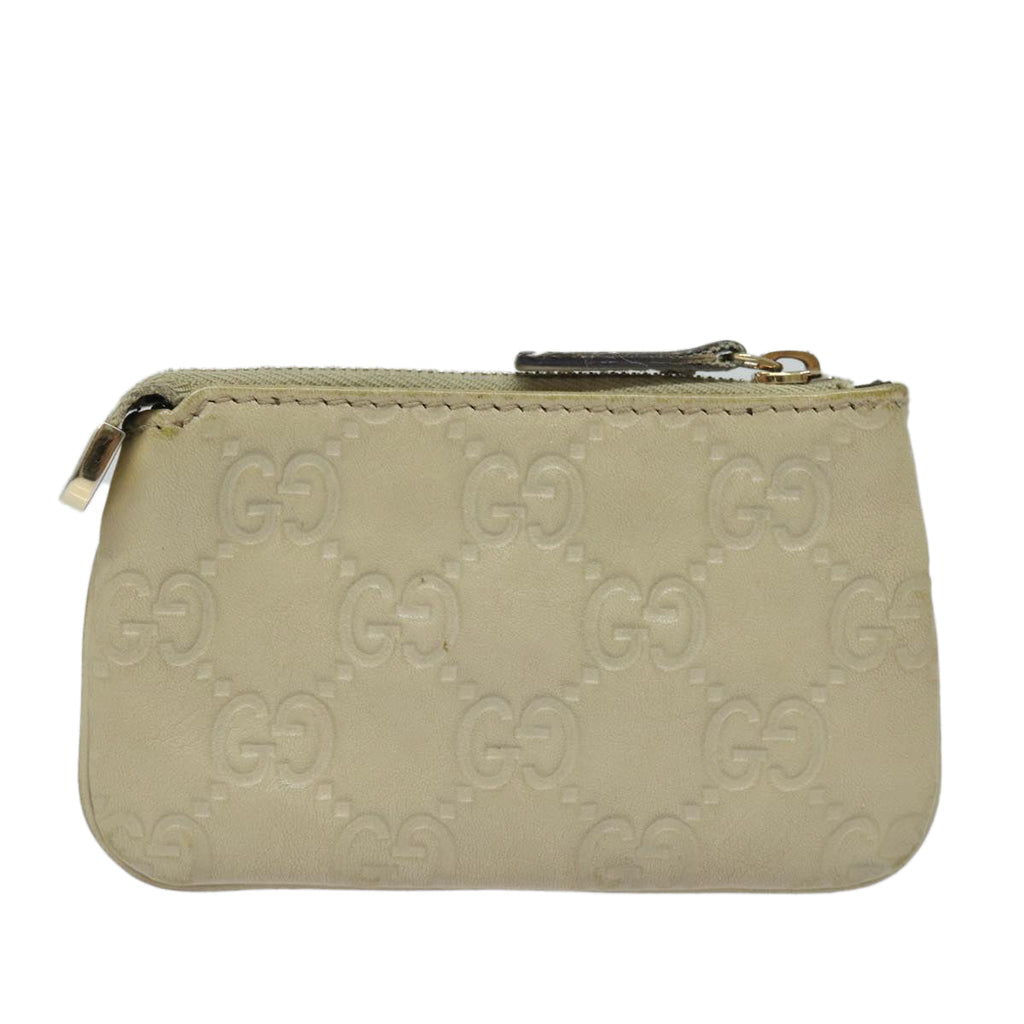 GUCCI GG Canvas Guccissima Coin Purse Beige 233183 ac3151