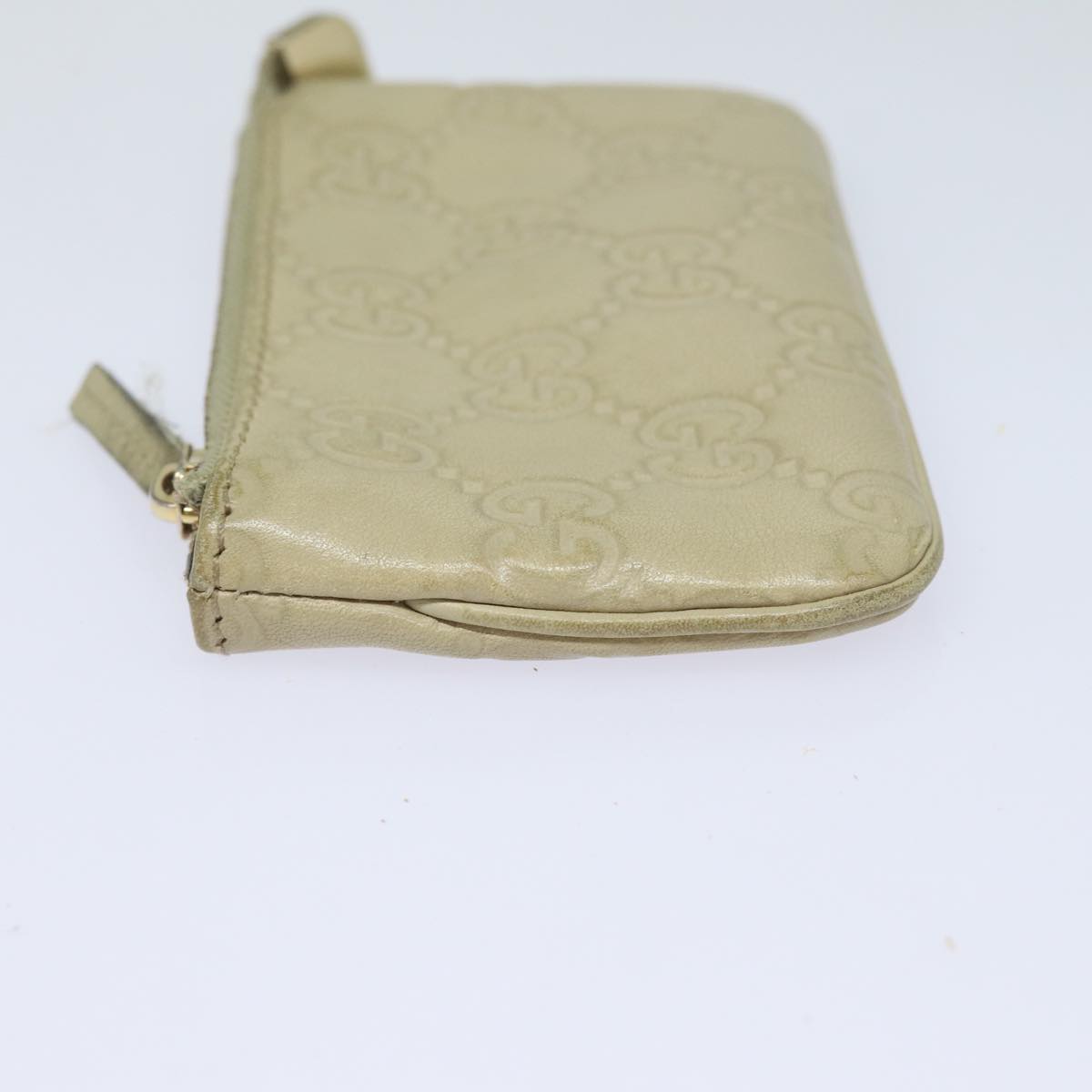 GUCCI GG Canvas Guccissima Coin Purse Beige 233183 ac3151