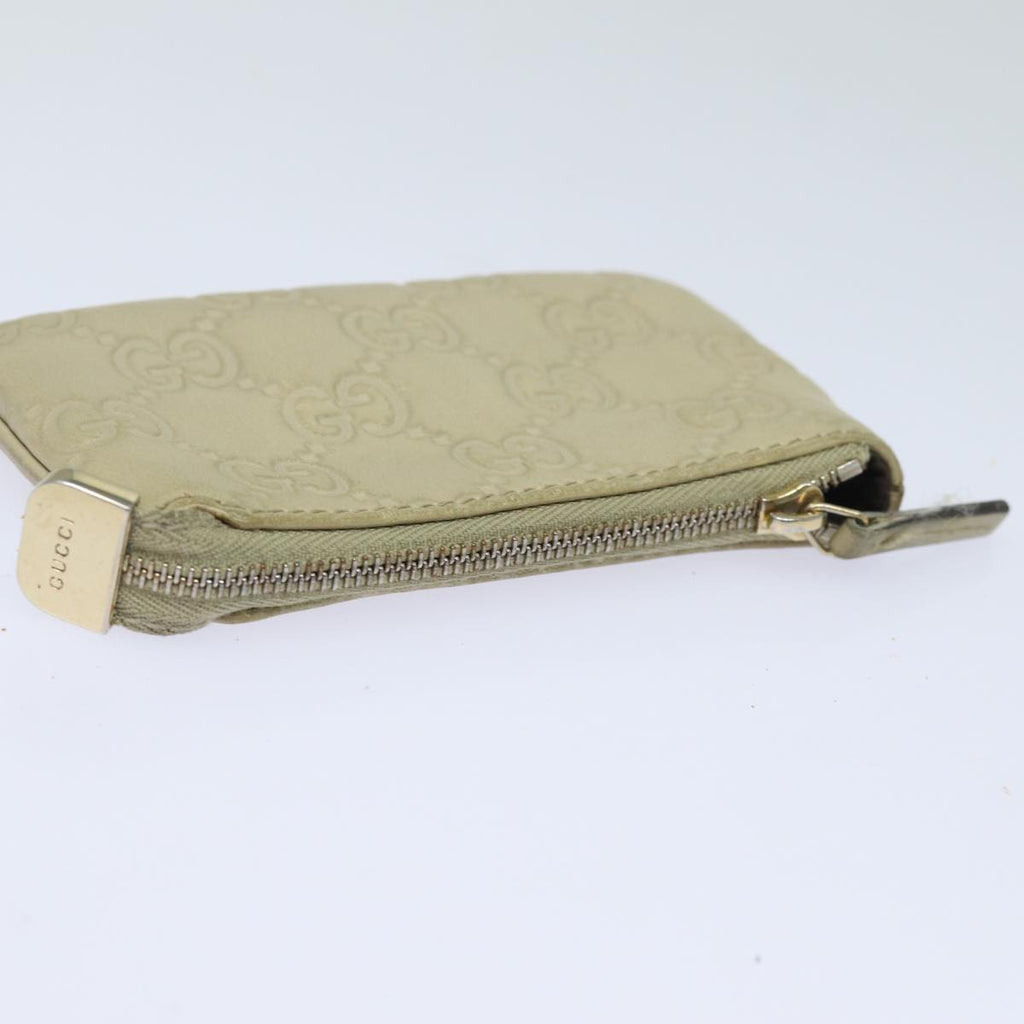 GUCCI GG Canvas Guccissima Coin Purse Beige 233183 ac3151
