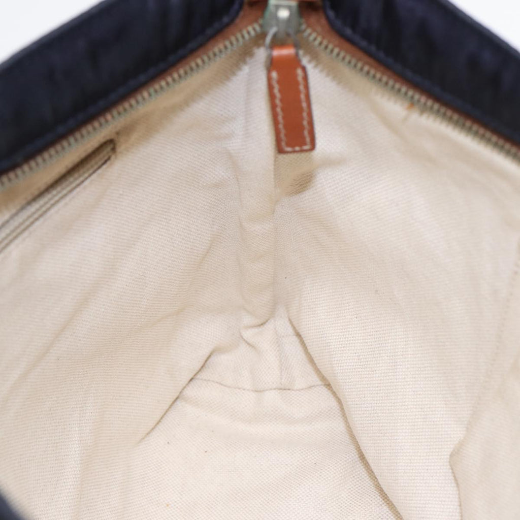 GUCCI GG Canvas Shoulder Bag Navy Silver 314529 ac3201