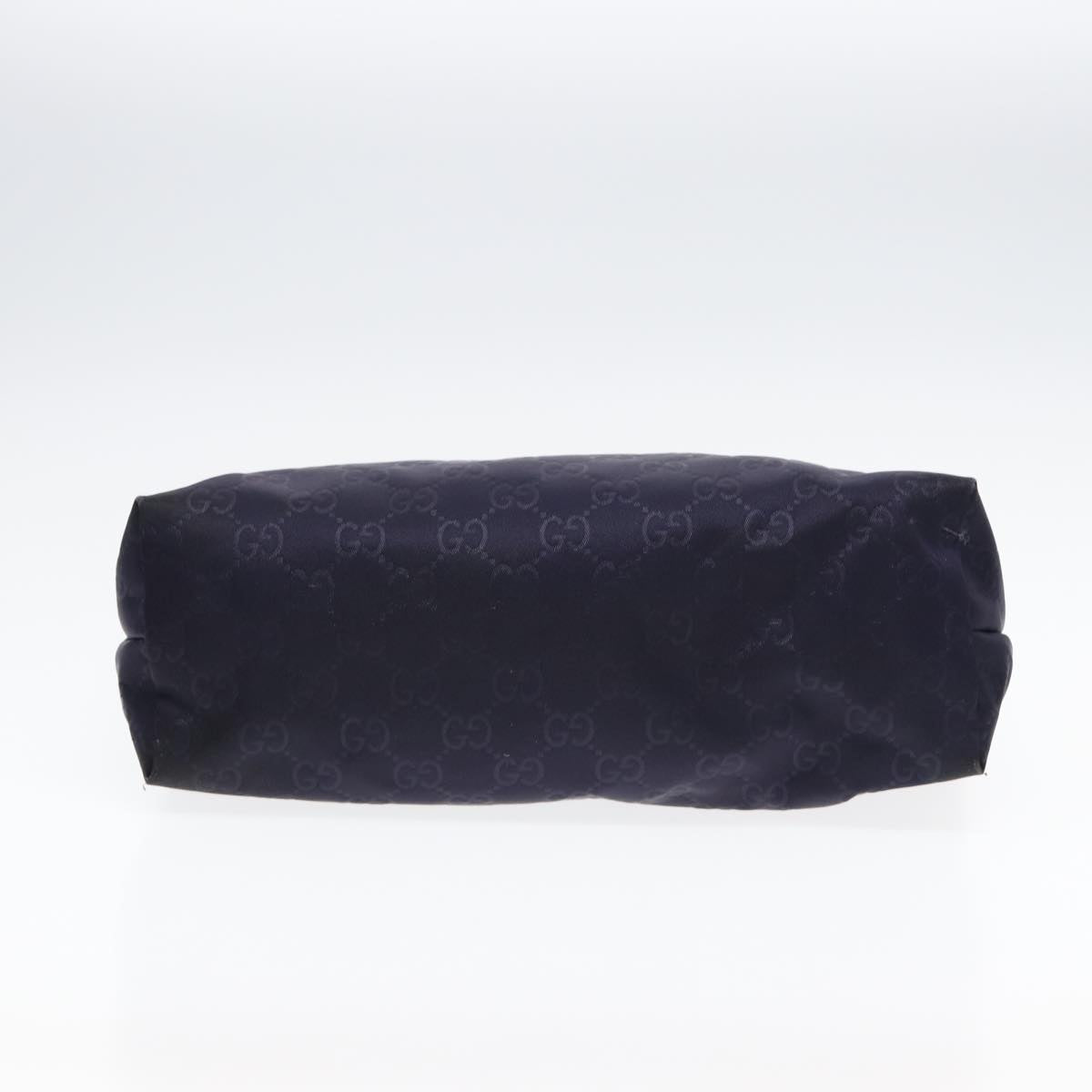 GUCCI GG Canvas Shoulder Bag Navy Silver 314529 ac3201