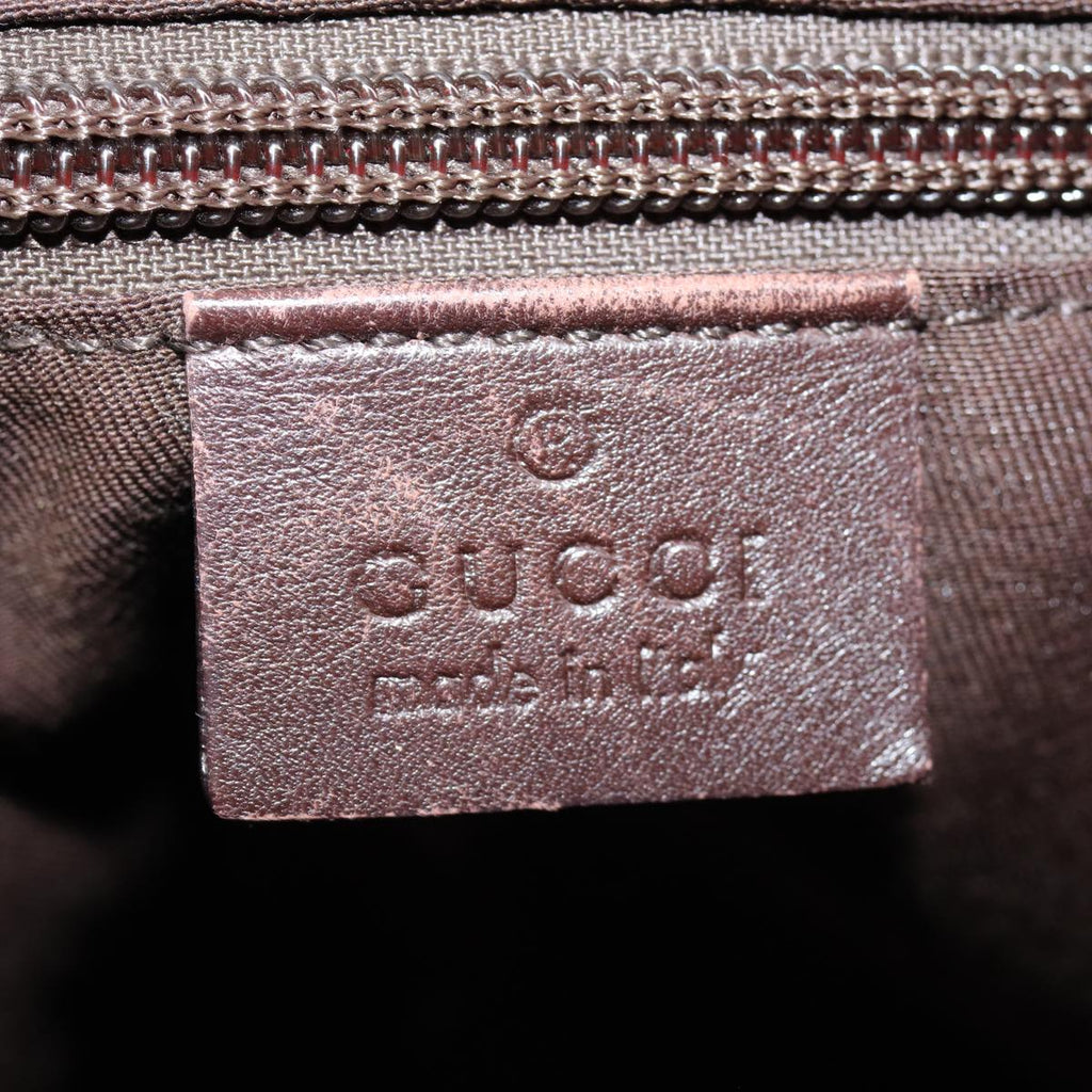GUCCI GG Canvas Tote Bag Beige Silver 145971 ac3208