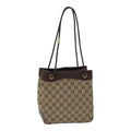 GUCCI GG Canvas Shoulder Bag Beige 109143 ac3211