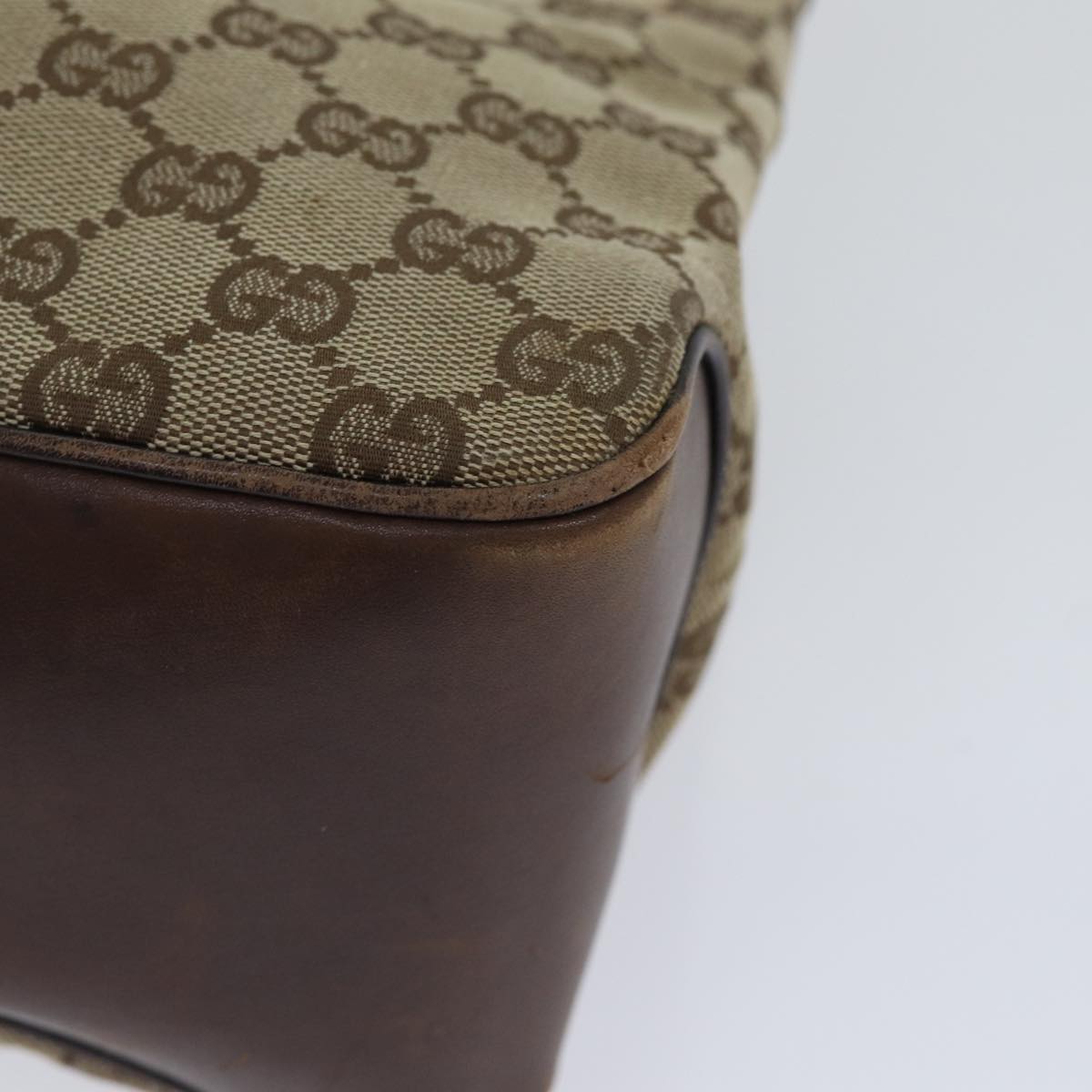 GUCCI GG Canvas Shoulder Bag Beige 109143 ac3211