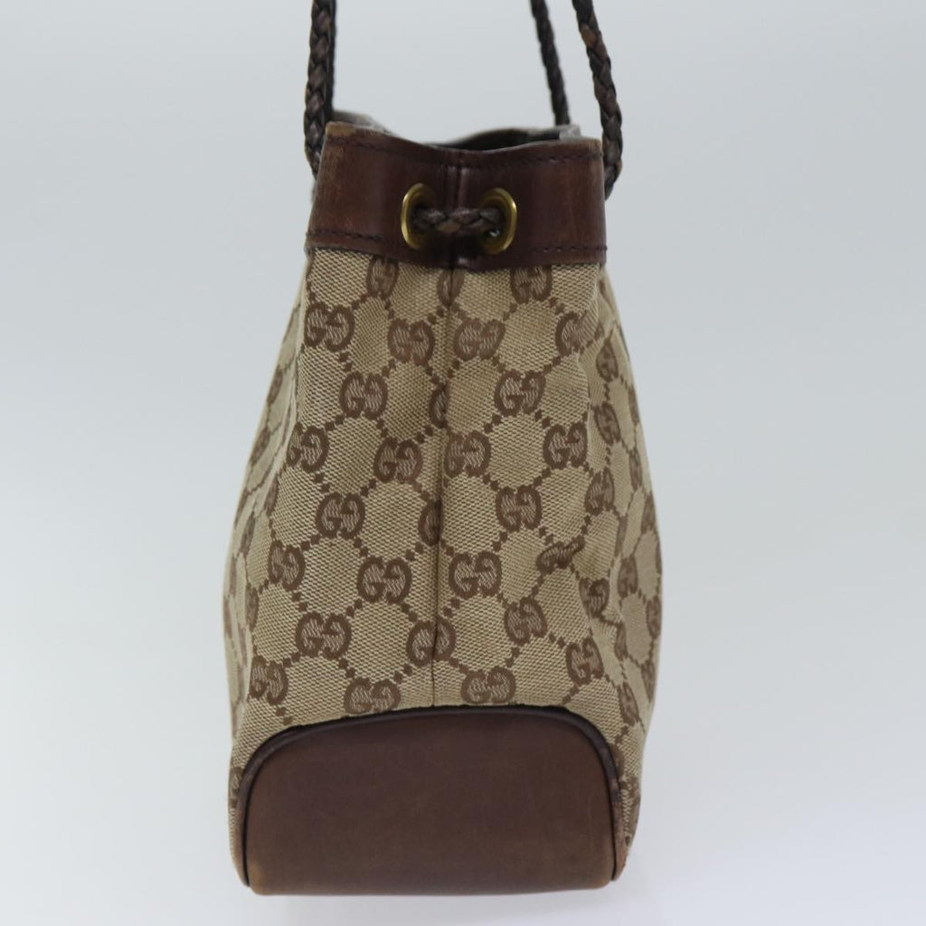 GUCCI GG Canvas Shoulder Bag Beige 109143 ac3211