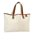 GUCCI GG Supreme Web Sherry Line Tote Bag PVC White Gold 211134 ac3214