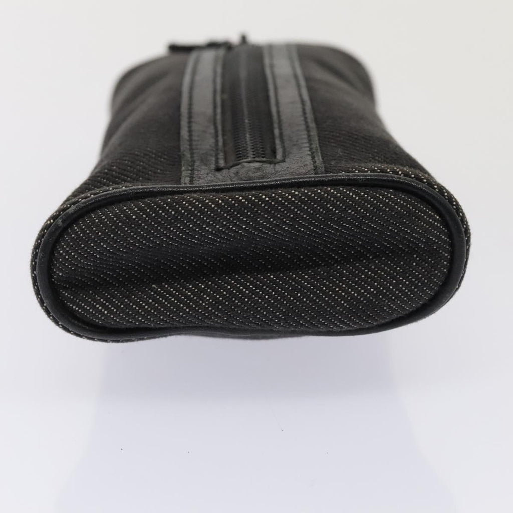 GUCCI Pouch Denim Gray Silver 90627 ac3227
