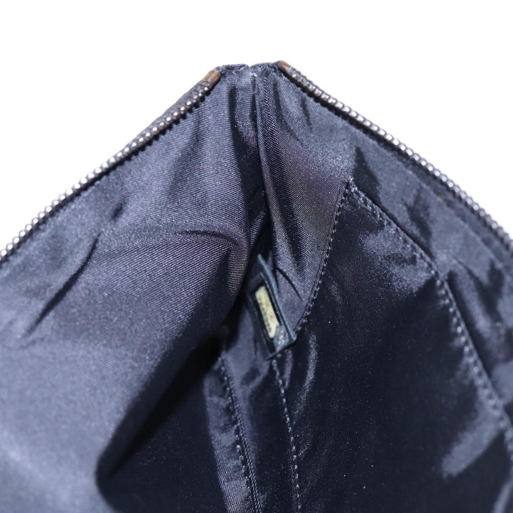 CHANEL New Travel line Pouch Nylon Black CC ac3233
