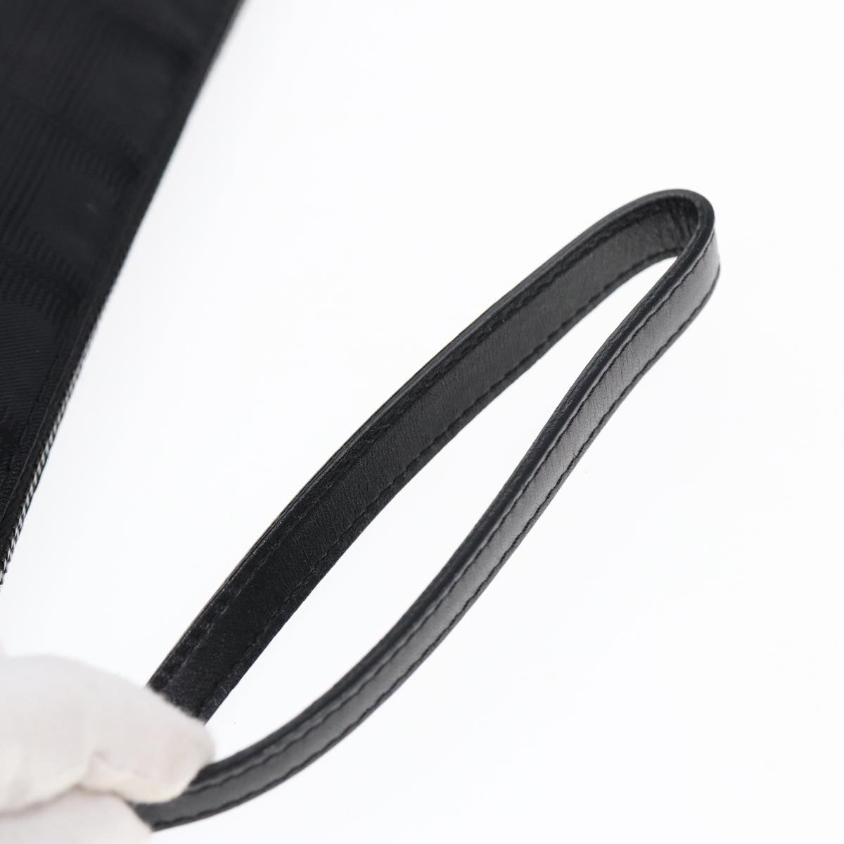 CHANEL New Travel line Pouch Nylon Black CC ac3233