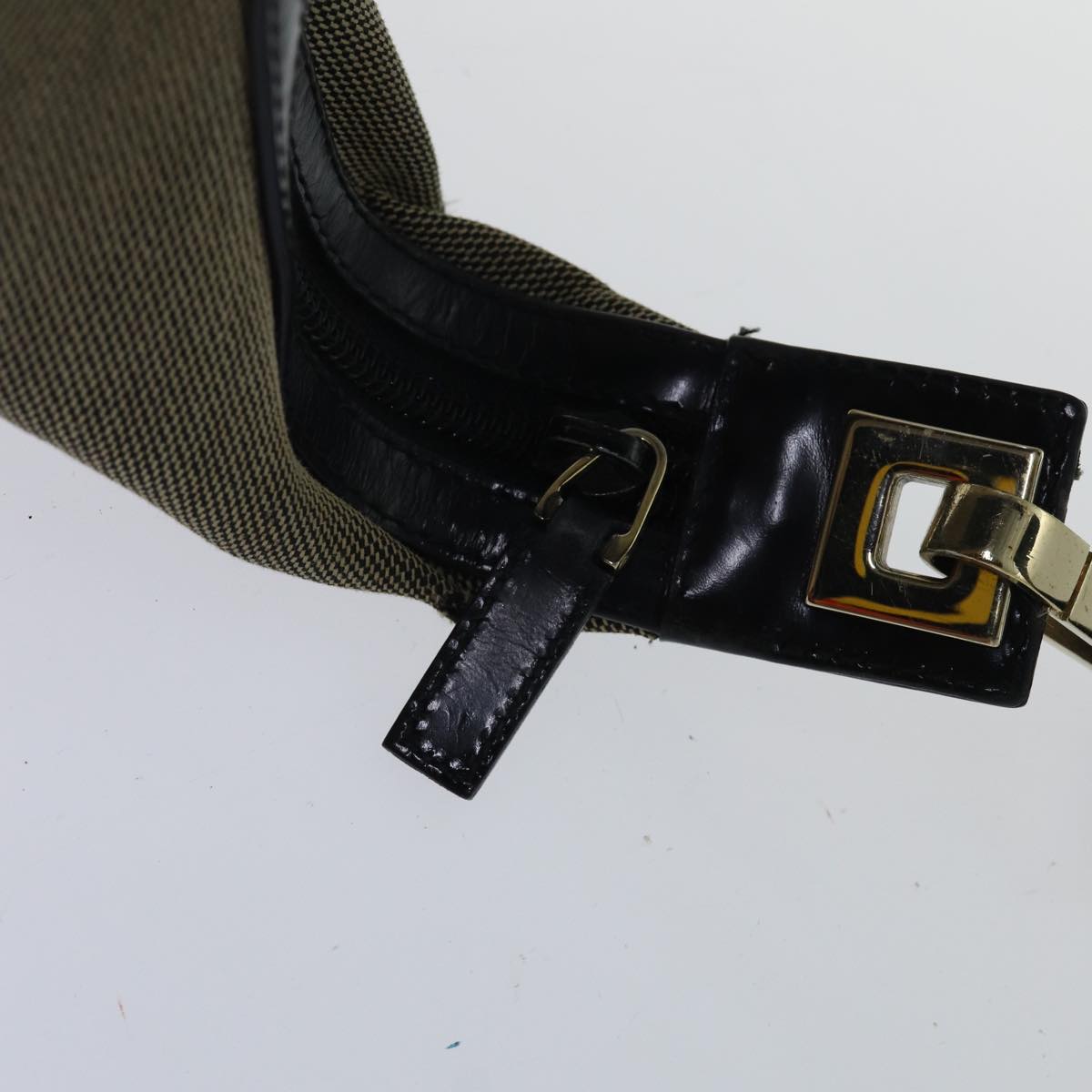 GUCCI Shoulder Bag Canvas Beige ac3261