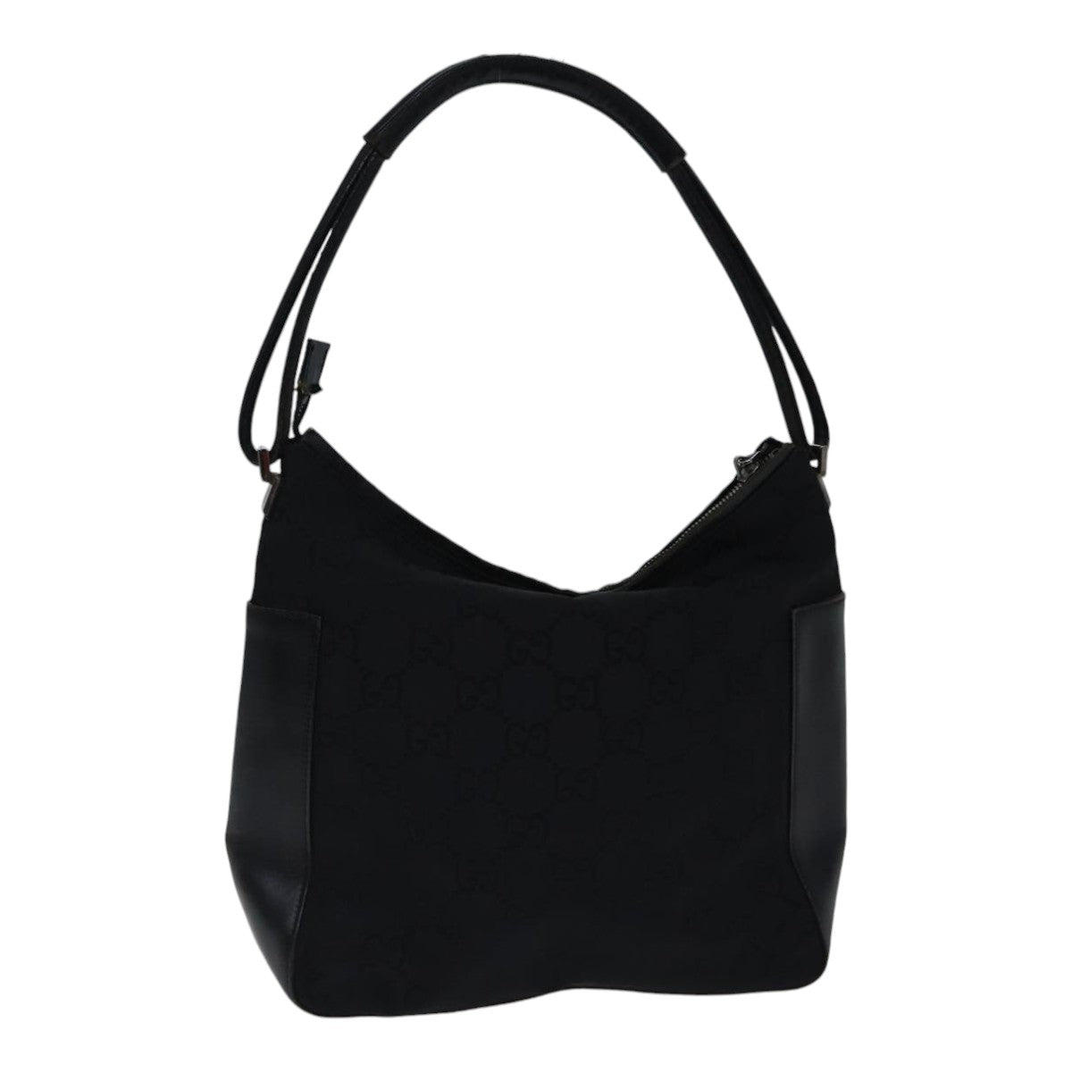 GUCCI GG Canvas Shoulder Bag Black ac3274
