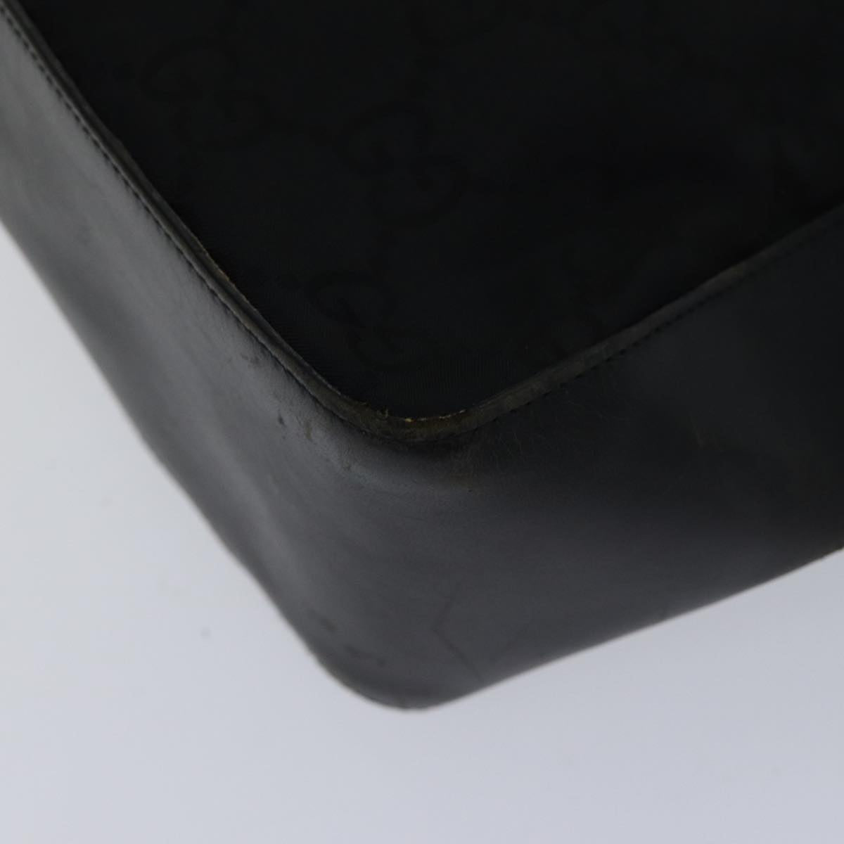 GUCCI GG Canvas Shoulder Bag Black ac3274