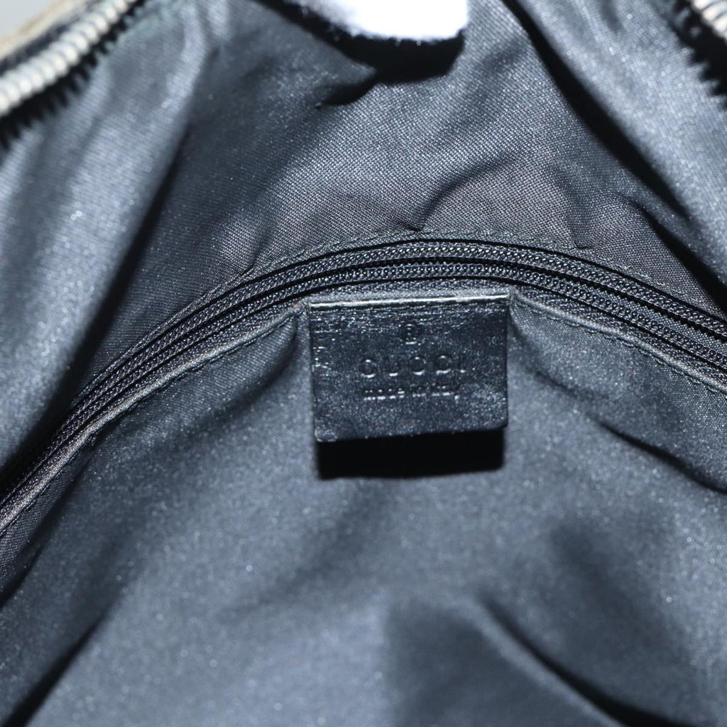 GUCCI GG Canvas Shoulder Bag Black ac3274