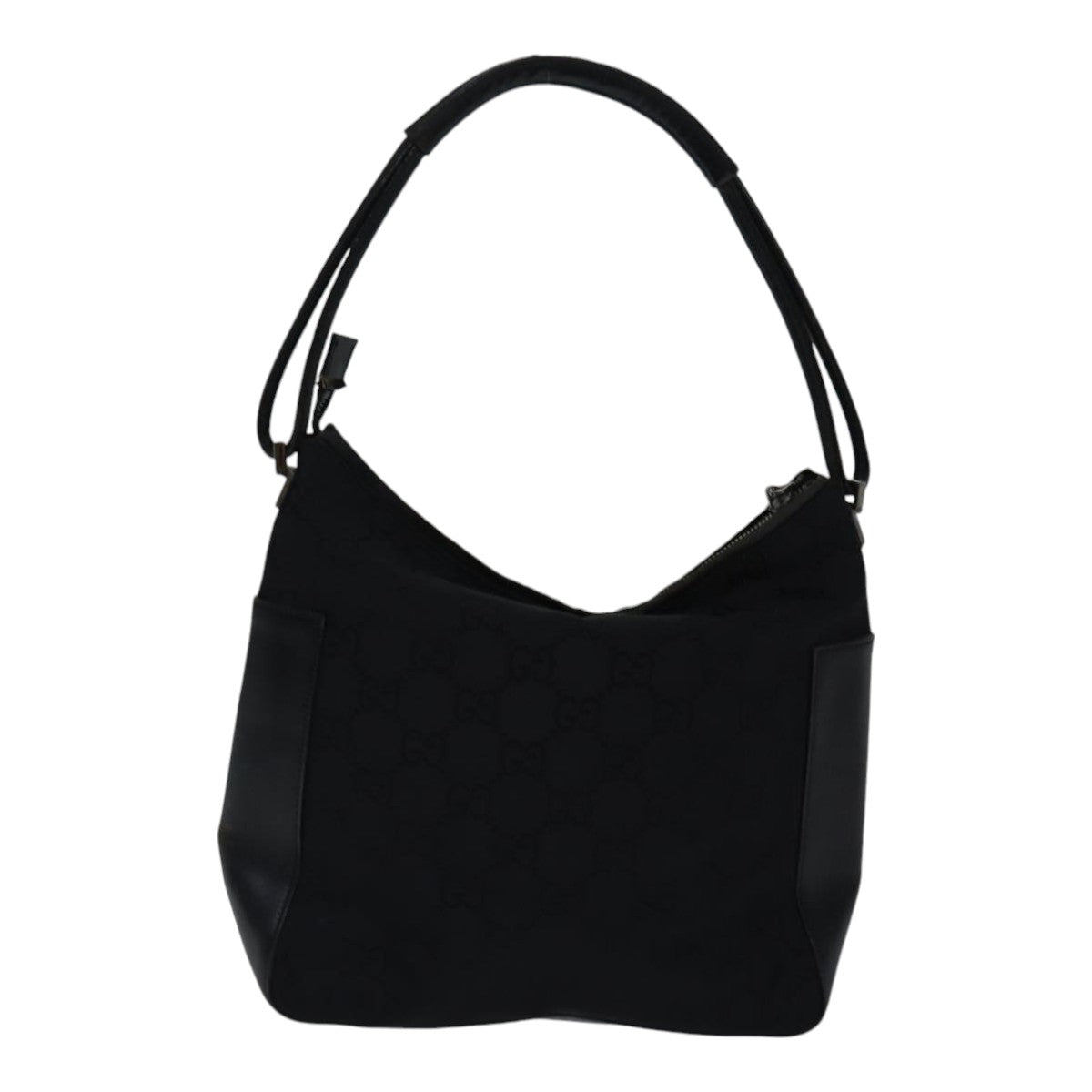 GUCCI GG Canvas Shoulder Bag Black ac3274