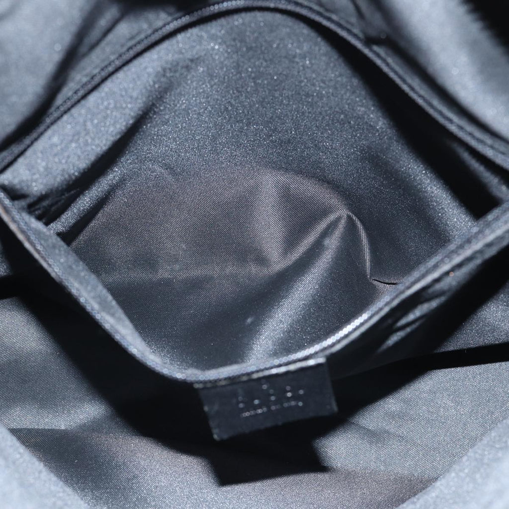 GUCCI GG Canvas Shoulder Bag Black ac3274