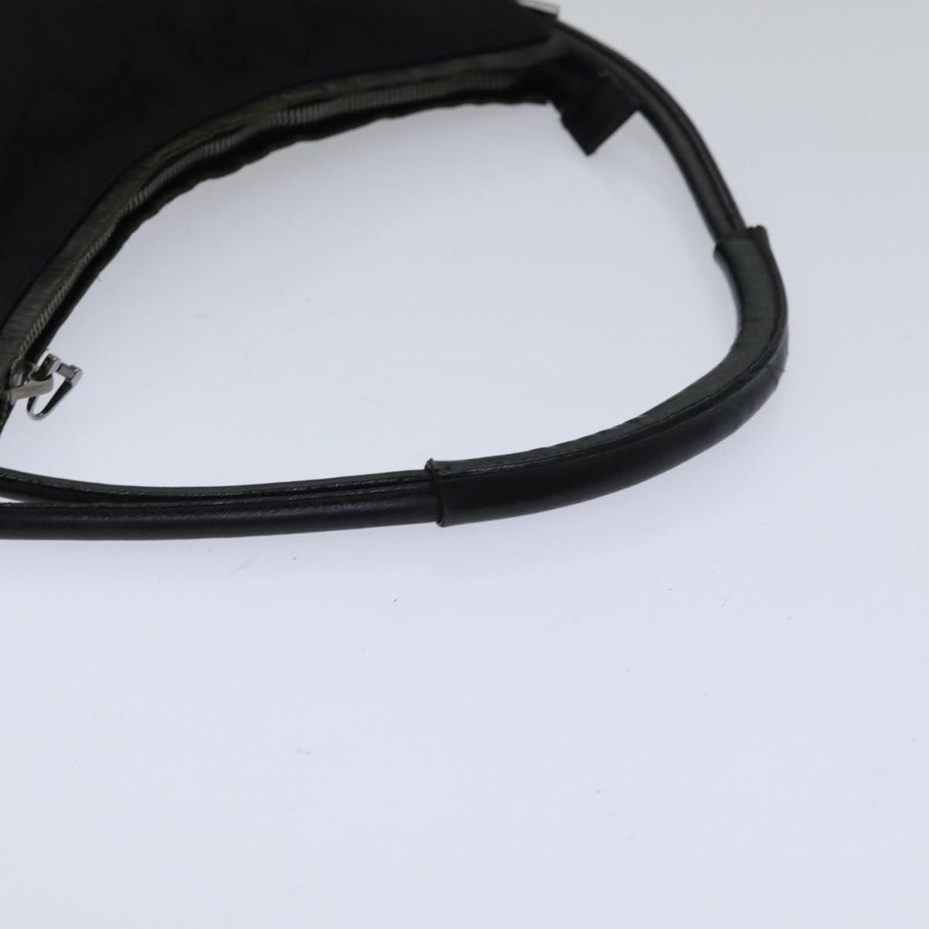 GUCCI GG Canvas Shoulder Bag Black ac3274