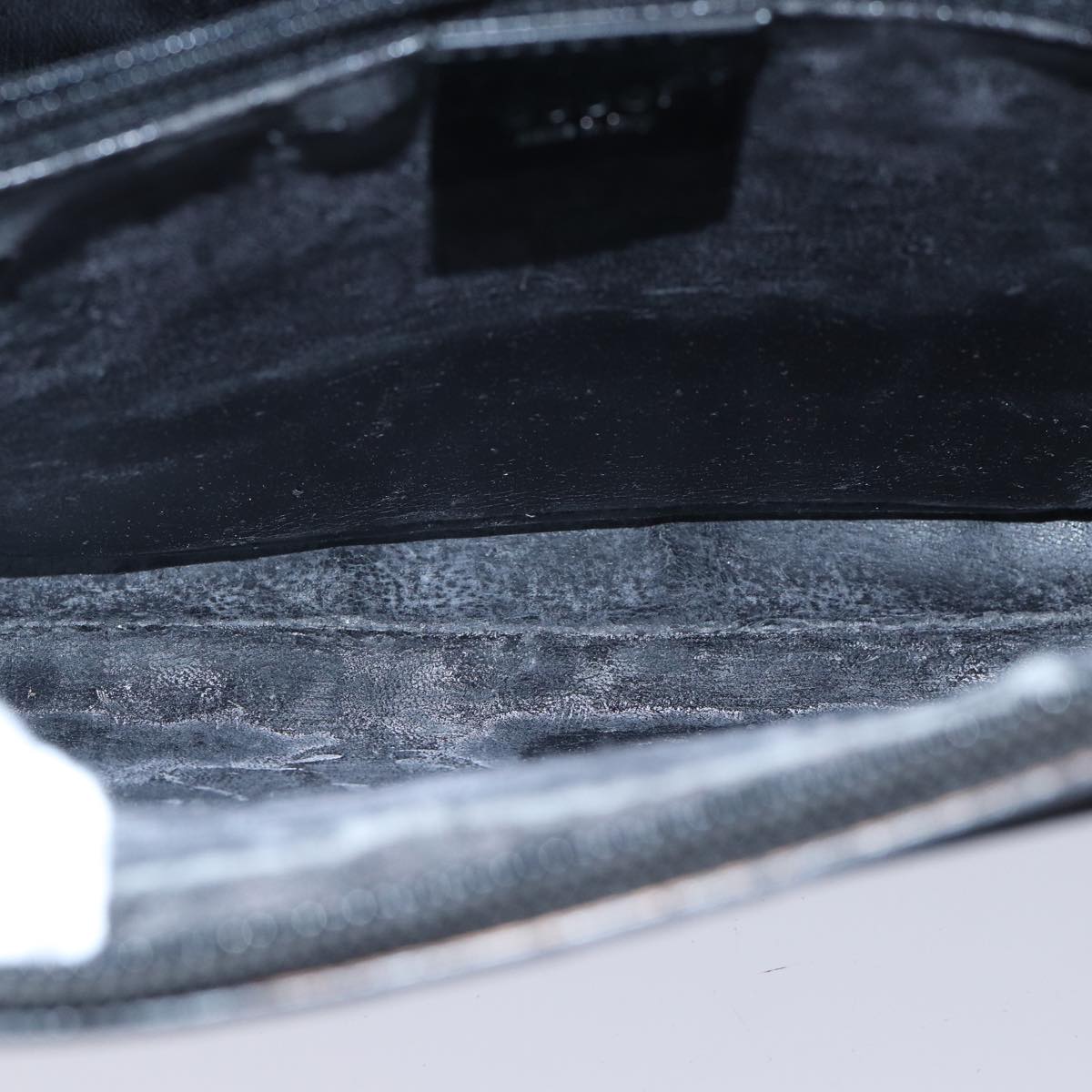 GUCCI Clutch Bag Patent leather Black ac3275
