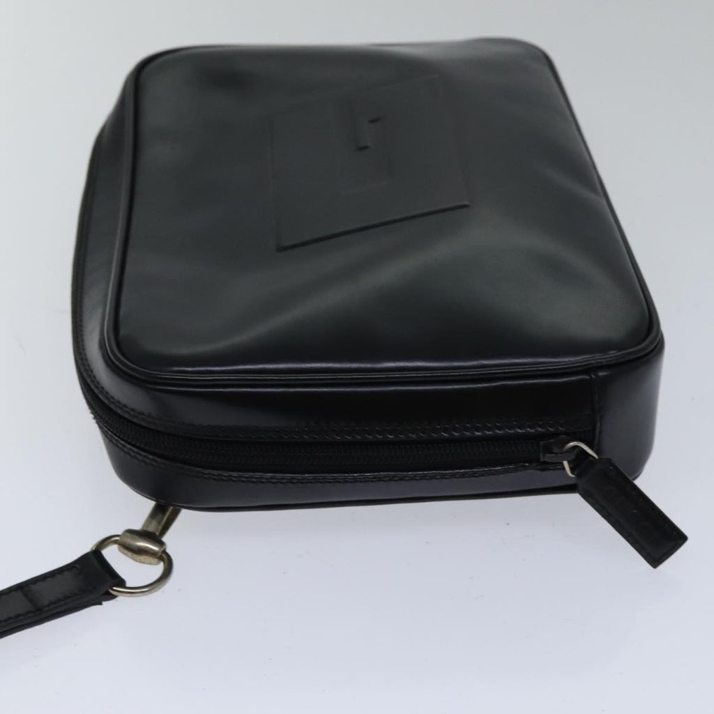 GUCCI Clutch Bag Patent leather Black ac3275