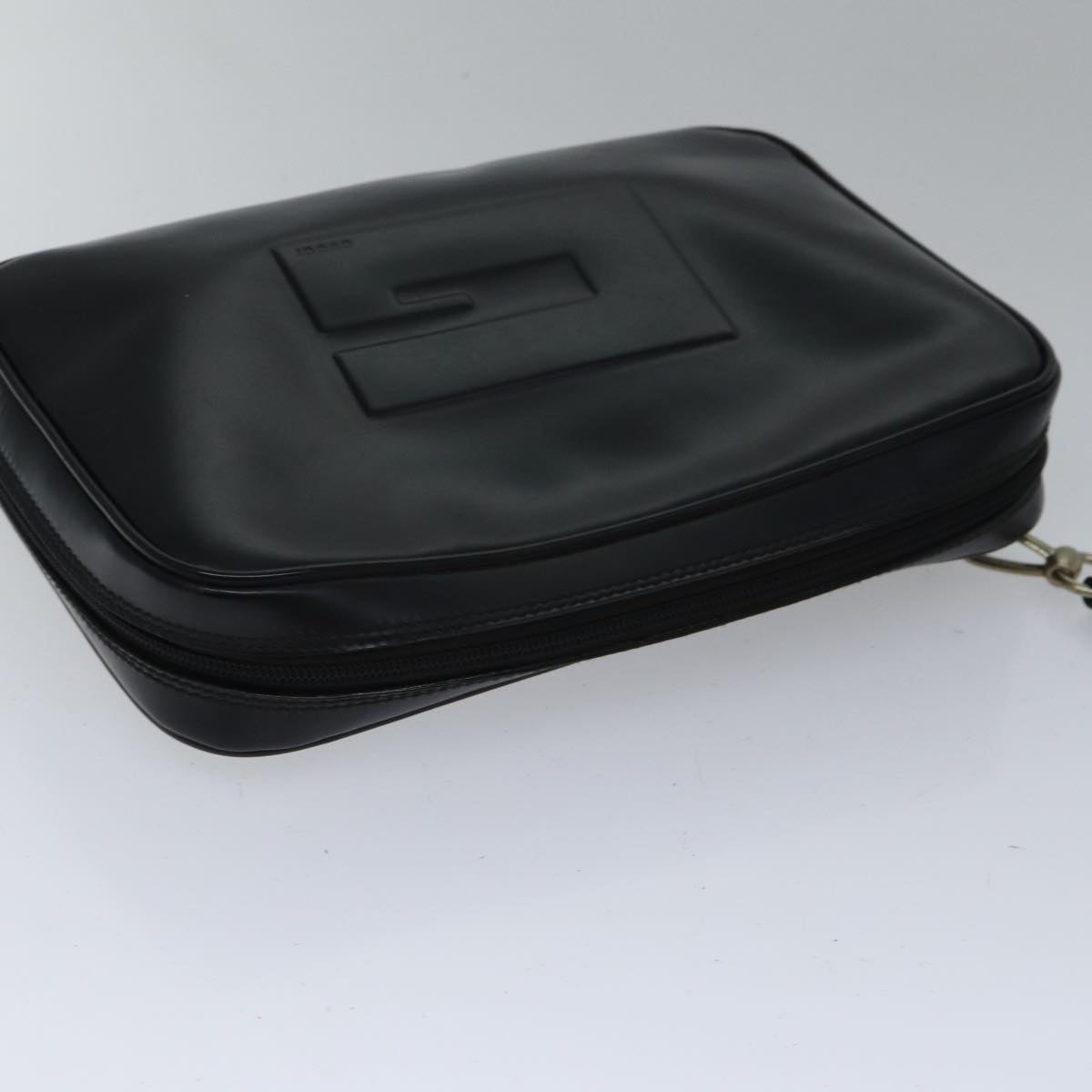 GUCCI Clutch Bag Patent leather Black ac3275