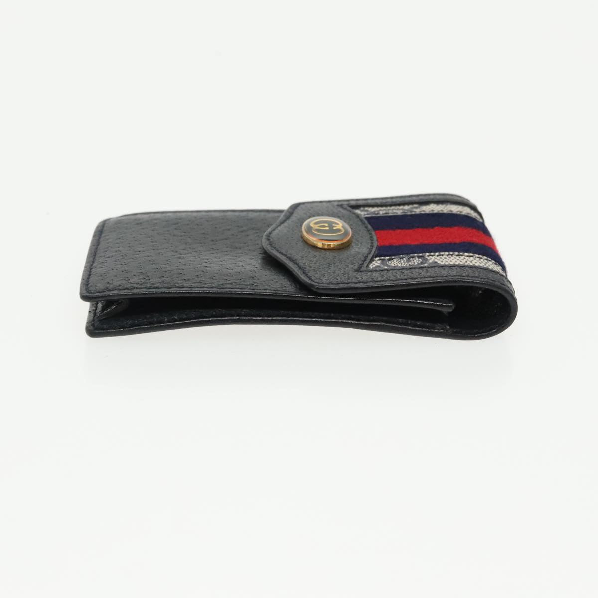 GUCCI GG Supreme Key Case Sherry Line Wallet 4Set Beige Pink Navy ac3302
