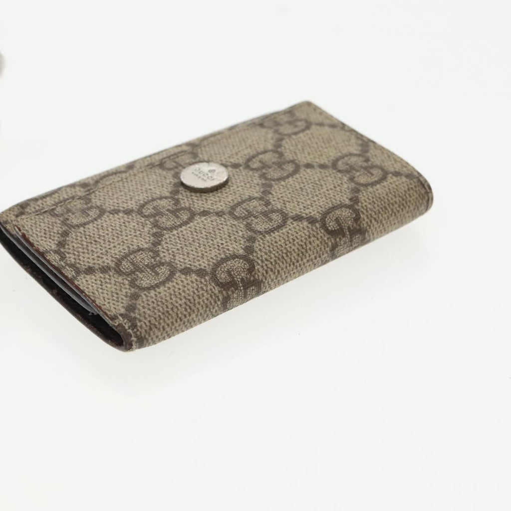 GUCCI GG Supreme Key Case Sherry Line Wallet 4Set Beige Pink Navy ac3302