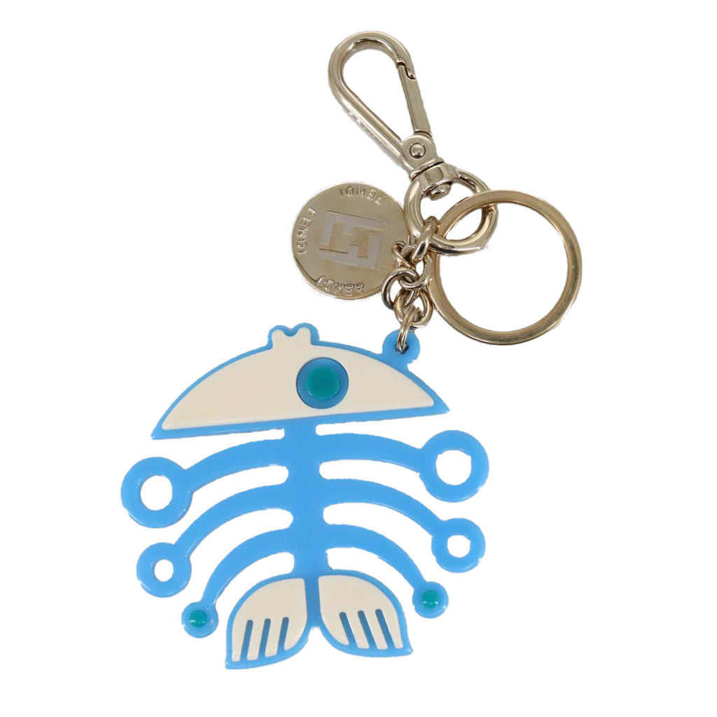 FENDI Key Holder plastic Blue ac3395
