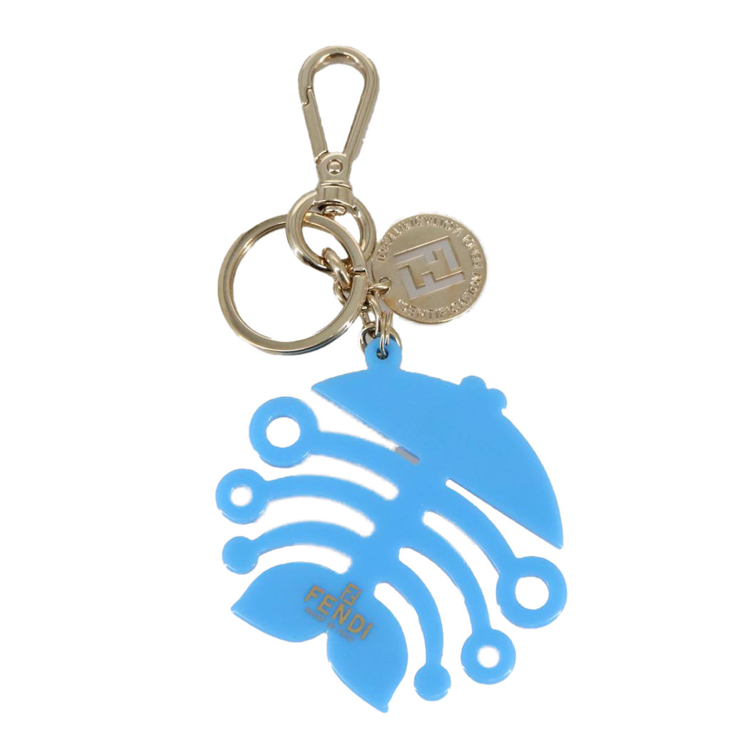 FENDI Key Holder plastic Blue ac3395