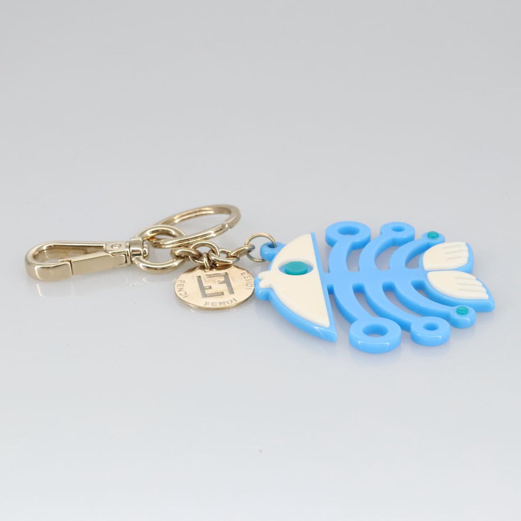 FENDI Key Holder plastic Blue ac3395