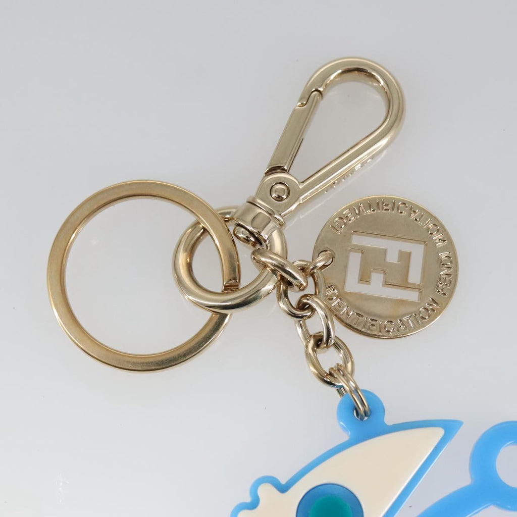 FENDI Key Holder plastic Blue ac3395