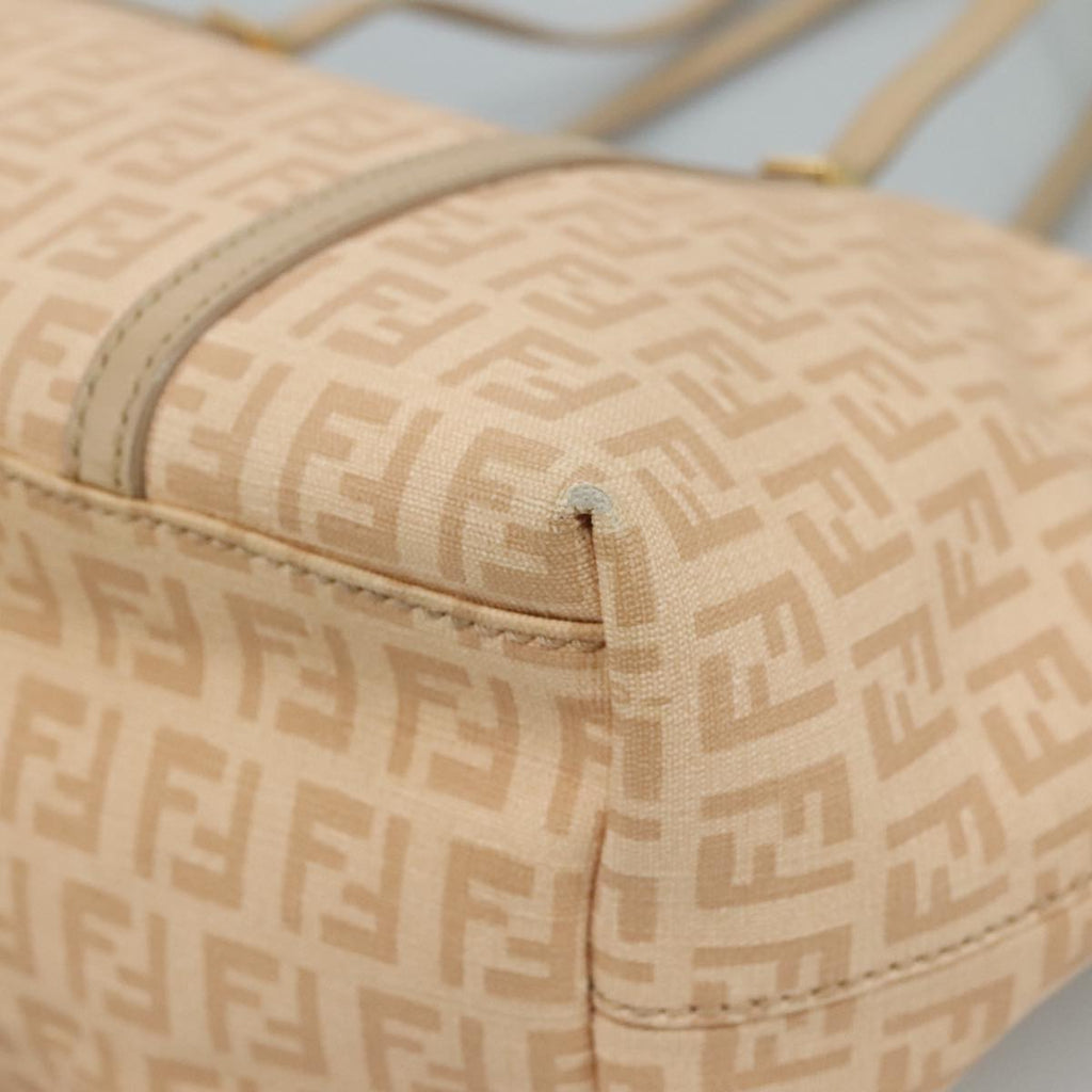 FENDI Zucchino Canvas Hand Bag Pink ac3511