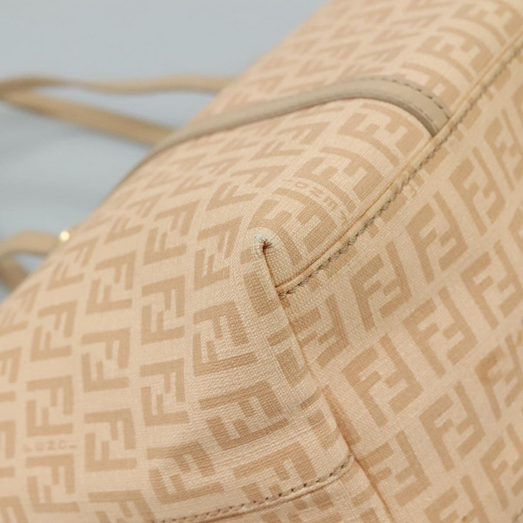 FENDI Zucchino Canvas Hand Bag Pink ac3511